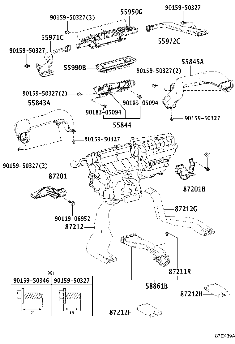 55900-24680 CONTROL ASSY, AIR CONDITIONER product image