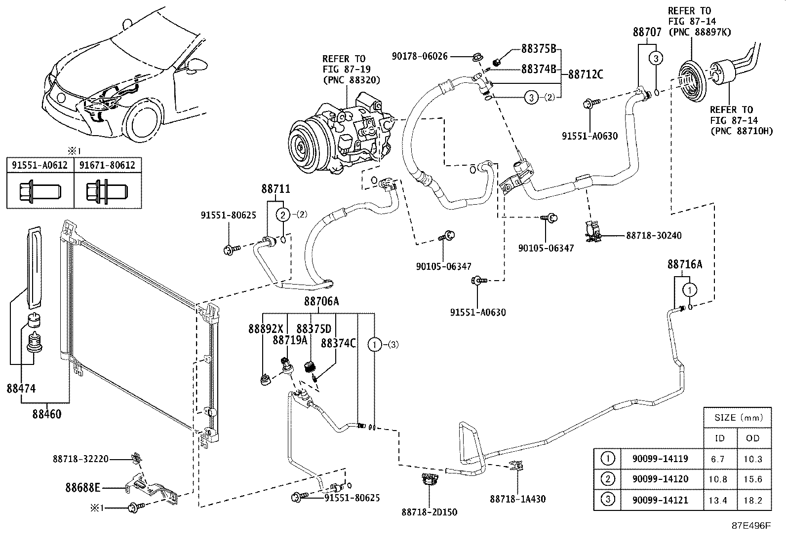 88460-24110 CONDENSER ASSY, COOLER product image