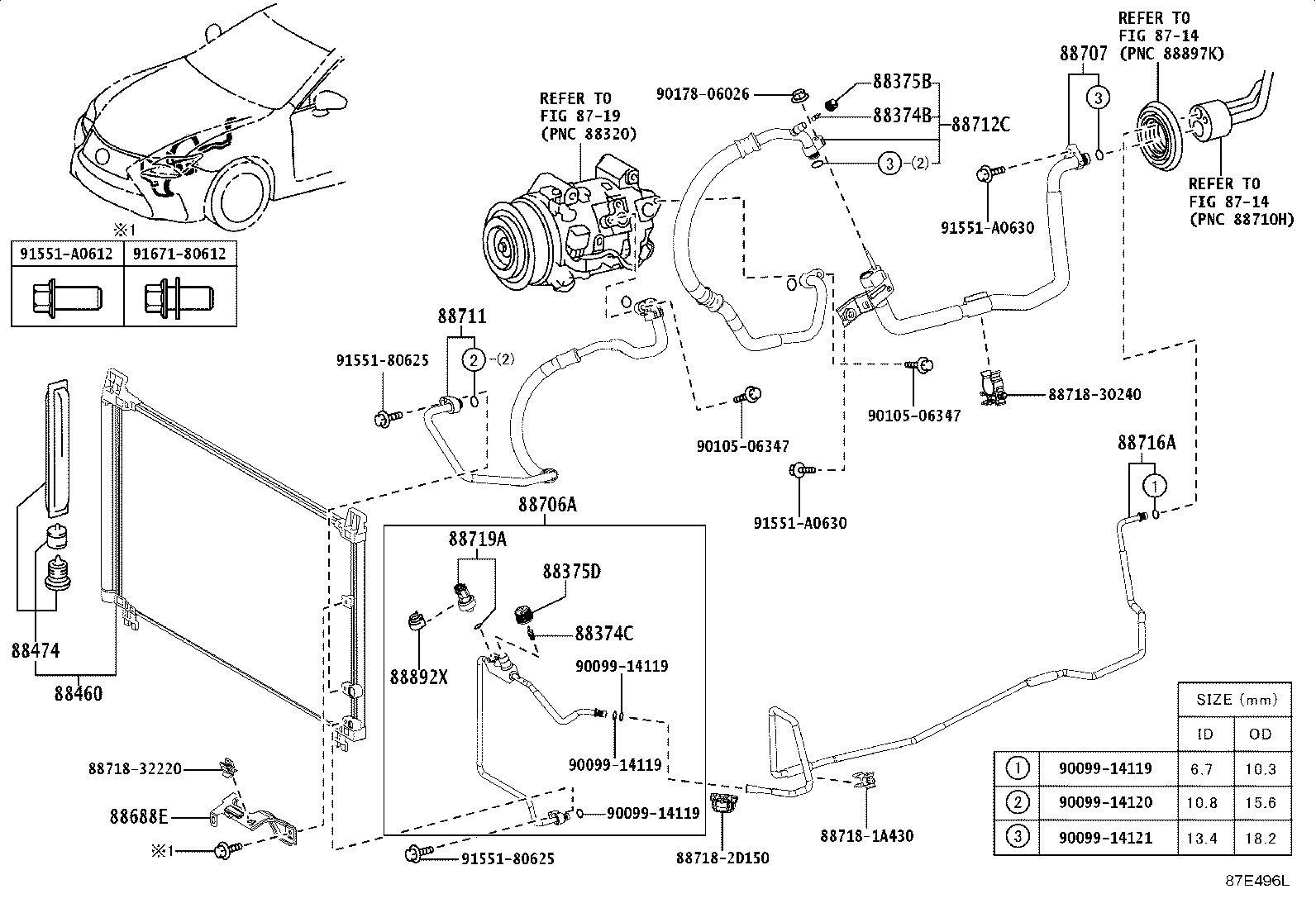 Toyota 88460-30B20 CONDENSER ASSY, COOLER