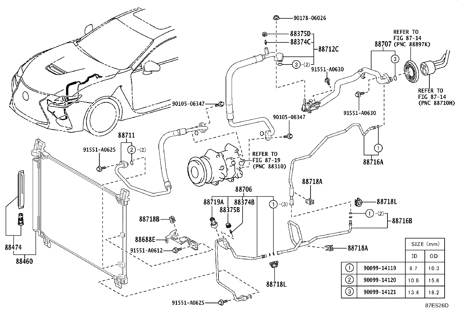 Toyota 88460-24130 CONDENSER ASSY, COOLER