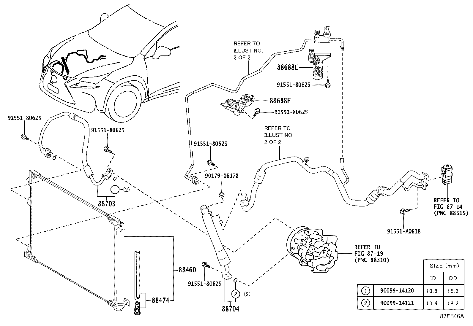 88460-78020 CONDENSER ASSY, COOLER product image