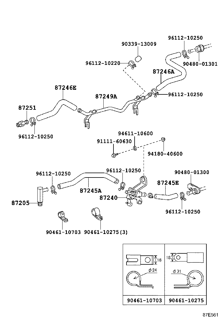 87240-60150 VALVE ASSY, HEATER WATER product image