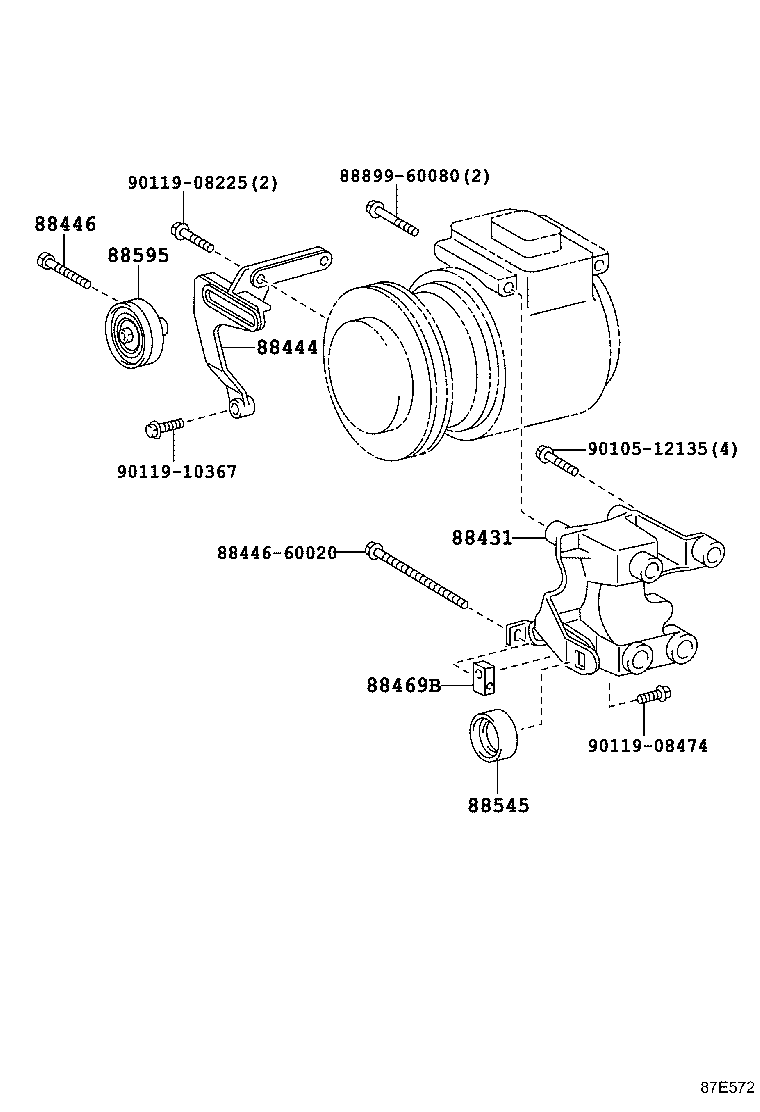 88320-60410 COMPRESSOR ASSY, COOLER product image