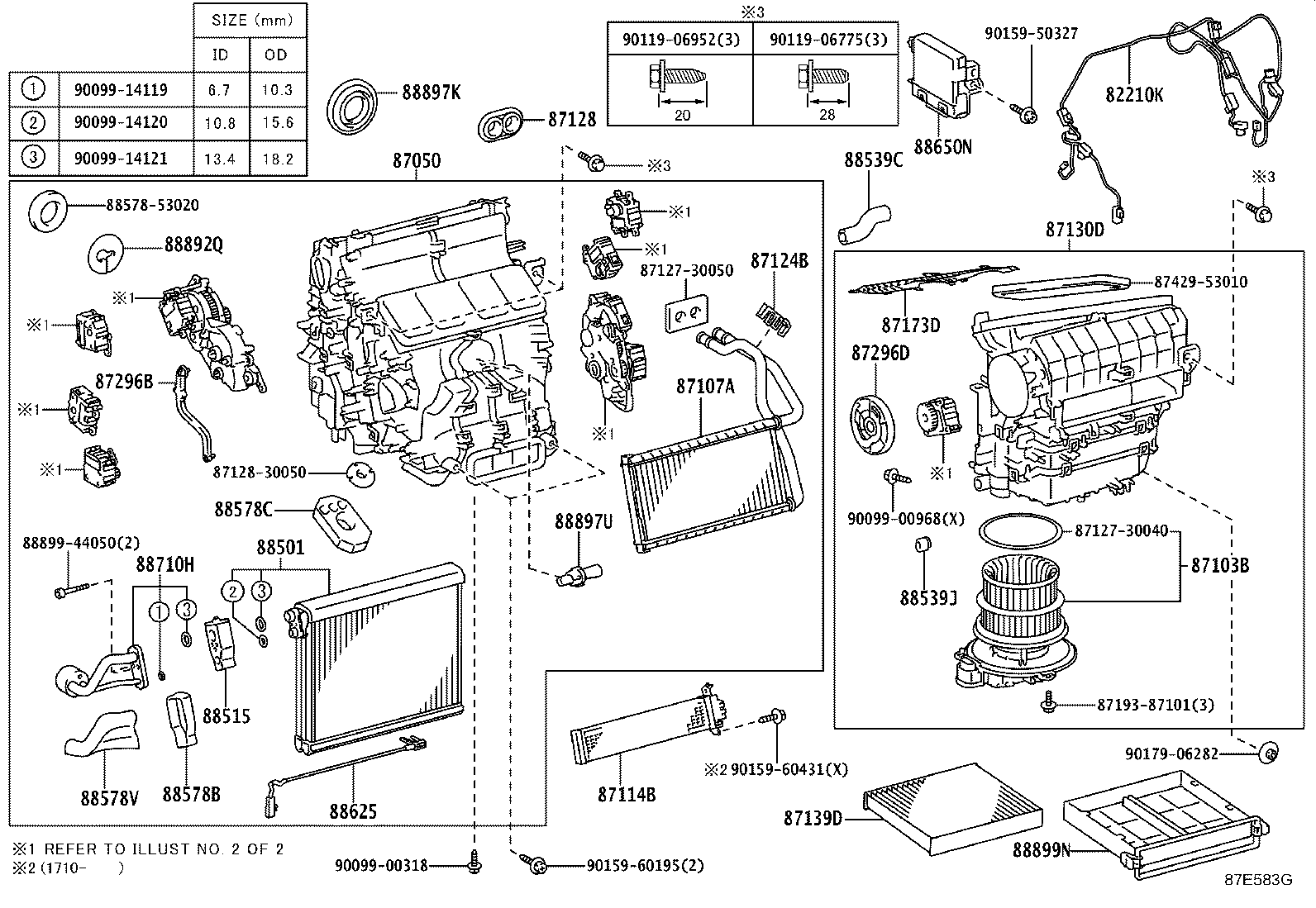 87114-53010 COVER, HEATER, NO.2 product image