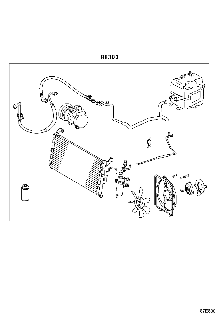 88300-42023 COOLER & ACCESSORY ASSY product image