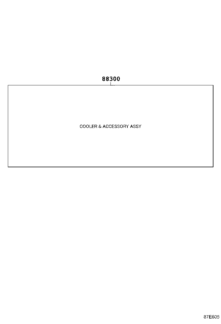 88830-25150 AIR CONDITIONER & ACCESSORY SUB-ASSY, NO.2 product image
