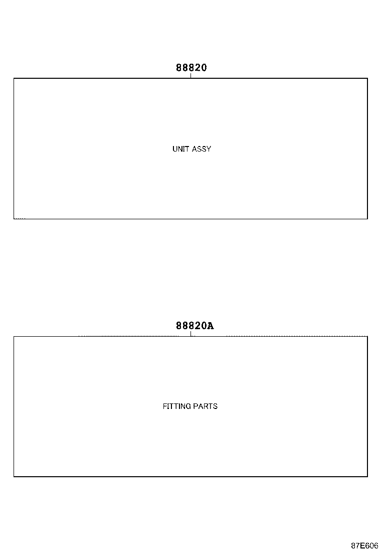 88830-25150 AIR CONDITIONER & ACCESSORY SUB-ASSY, NO.2 product image