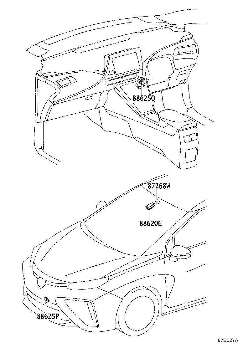 55844-62010 DUCT, HEATER TO REGISTER, NO.2 product image