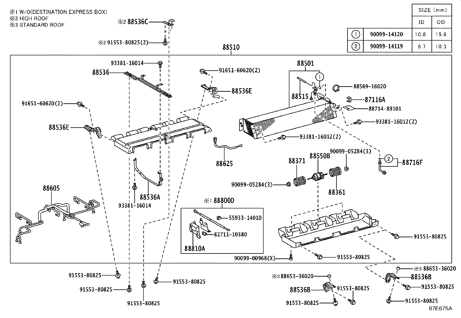 58880-36070-B0 LEG ASSY, COOLING BOX, NO.2 product image