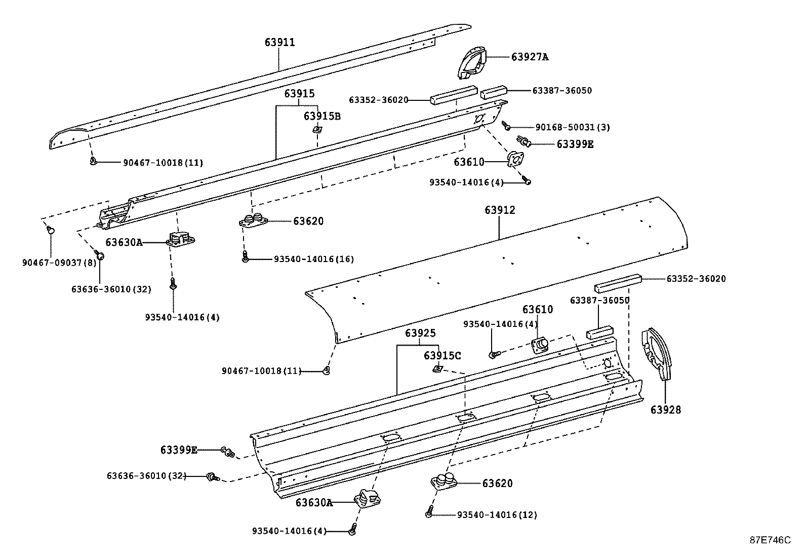 55085-36010 DUCT SUB-ASSY, HEATER TO REGISTER, NO.2 product image
