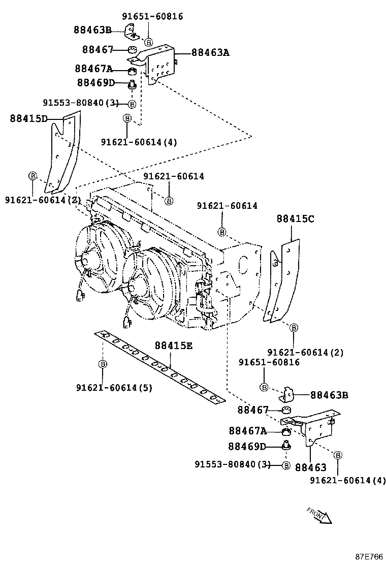 88415-36280 COVER, DUST, NO.3 product image
