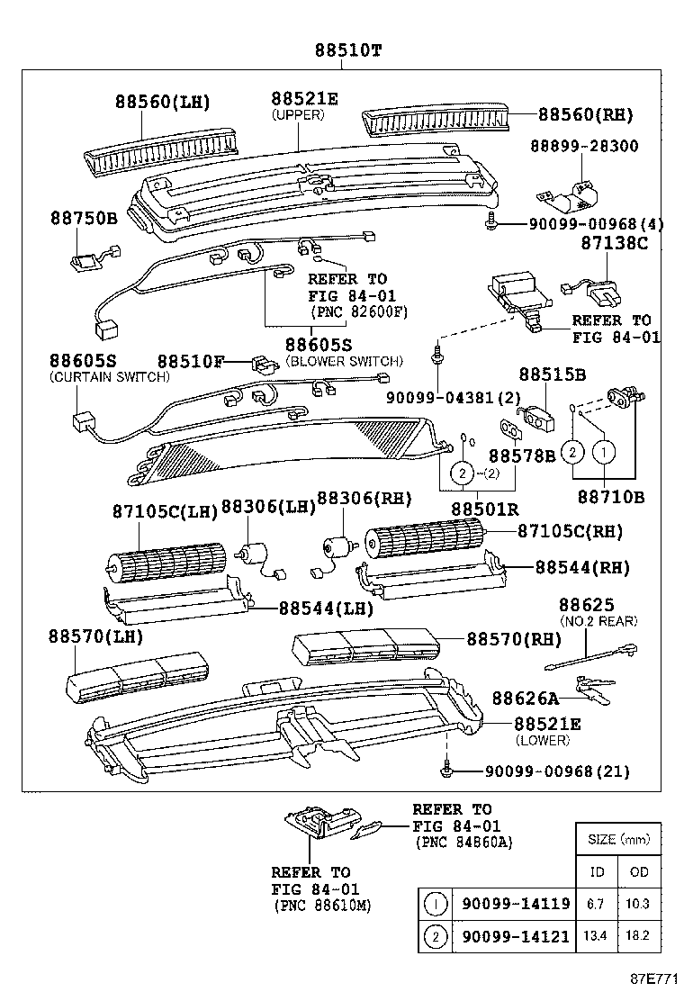 55908-28040 CABLE SUB-ASSY, AIR INLET DAMPER CONTROL product image