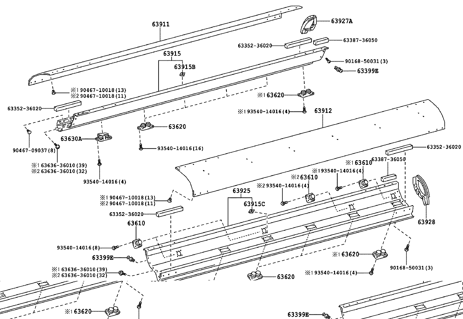 55907-36100 CABLE SUB-ASSY, WATER VALVE CONTROL product image