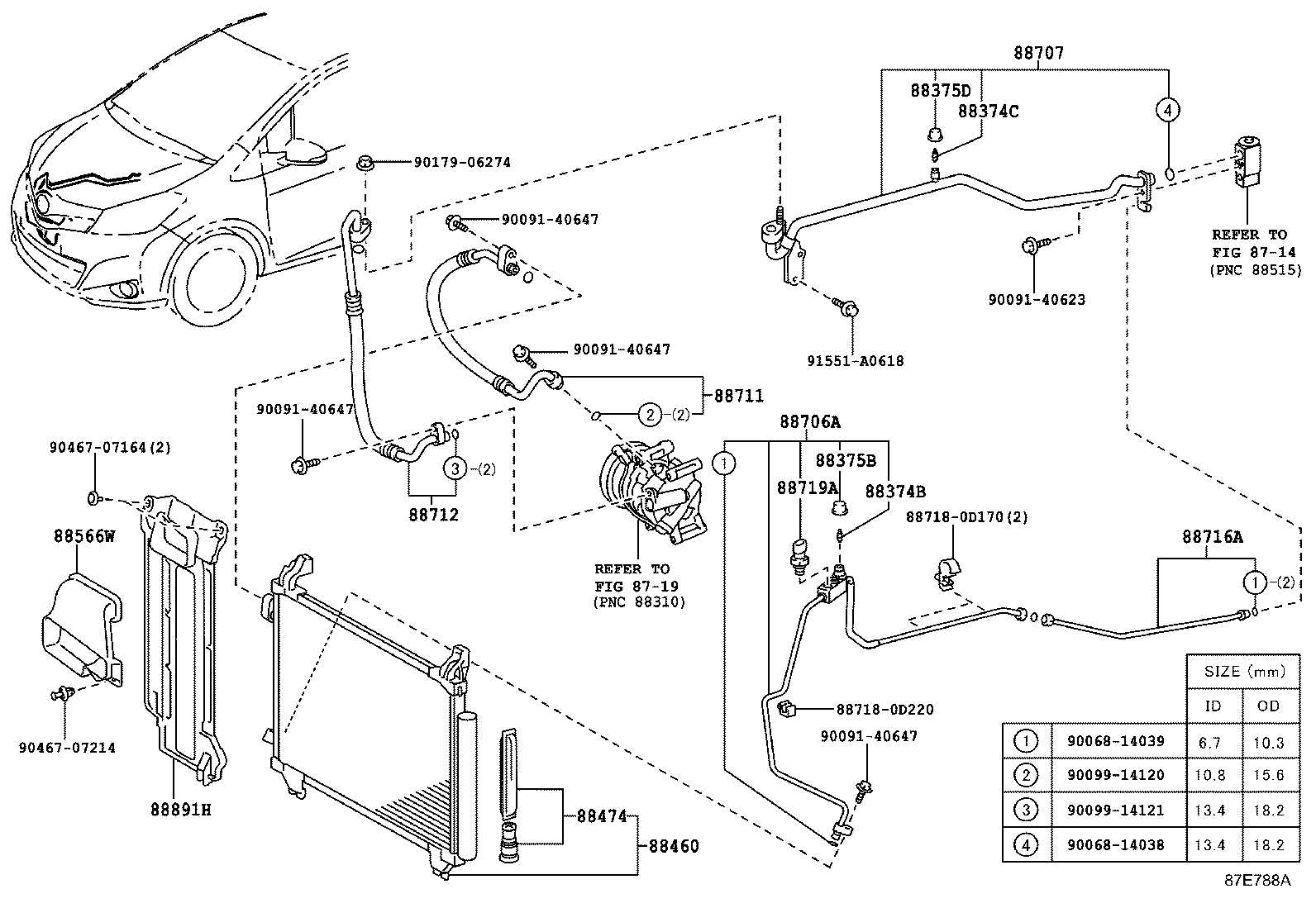 88374-30020 VALVE, SERVICE, NO.1 product image
