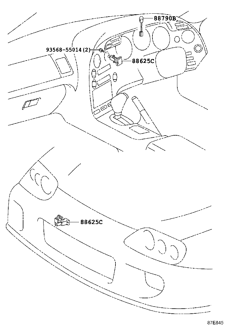 55847-14100 DUCT, HEATER TO REGISTER, NO.5 product image