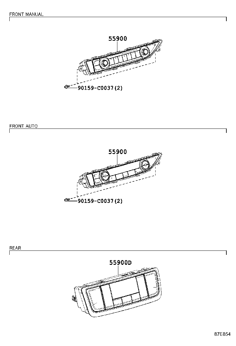 55843-0E080 DUCT, HEATER TO REGISTER, NO.1 product image