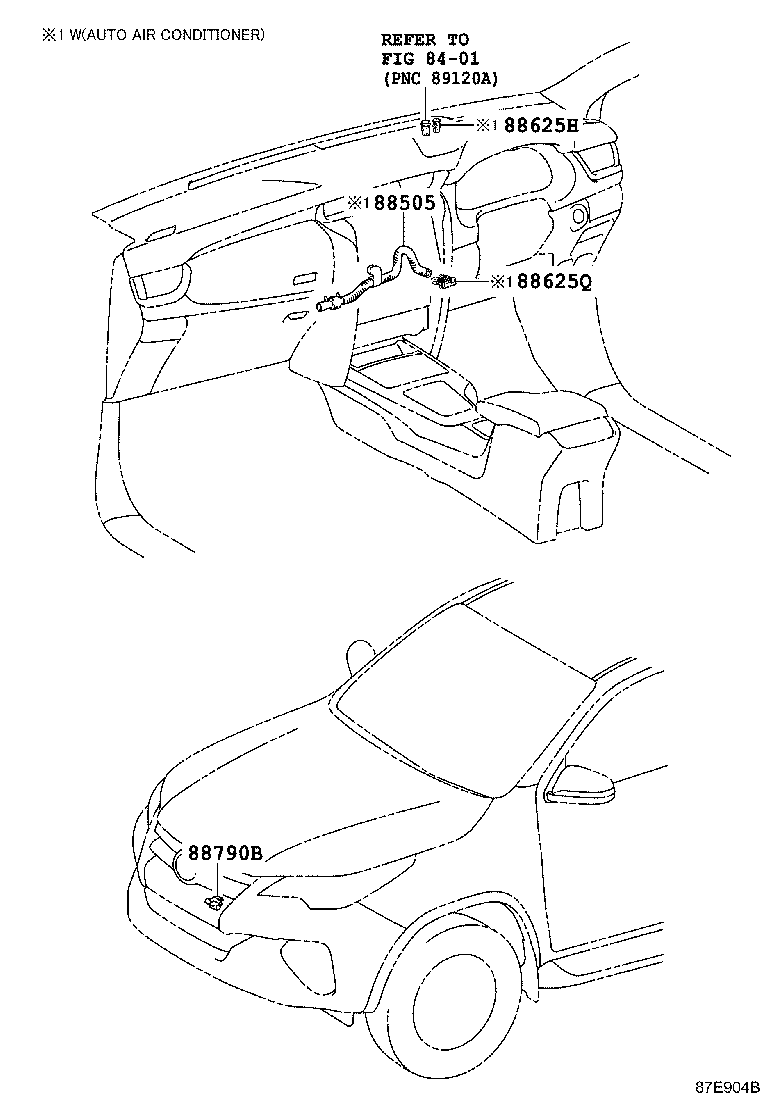 55844-KK080 DUCT, HEATER TO REGISTER, NO.2 product image