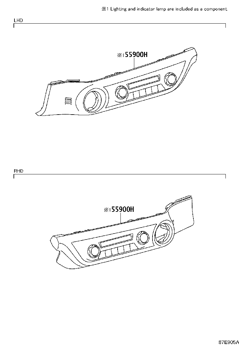 Toyota 55085-KK070 DUCT SUB-ASSY, HEATER TO REGISTER, NO.1
