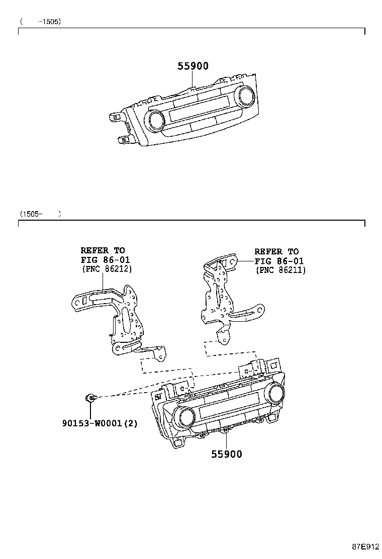 55844-05090 DUCT, HEATER TO REGISTER, NO.2 product image