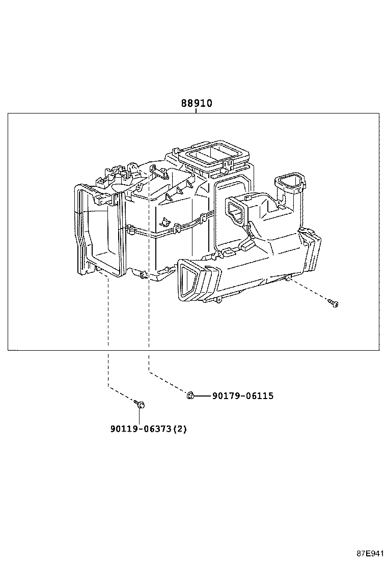 87248-60600 PIPE, HEATER WATER OUTLET, E (FOR HEATER UNIT) product image