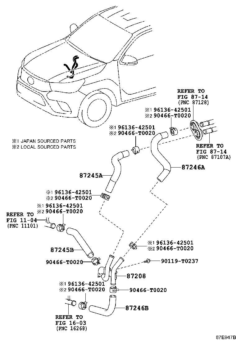 Thumbnail 3 for 87245-0KE02