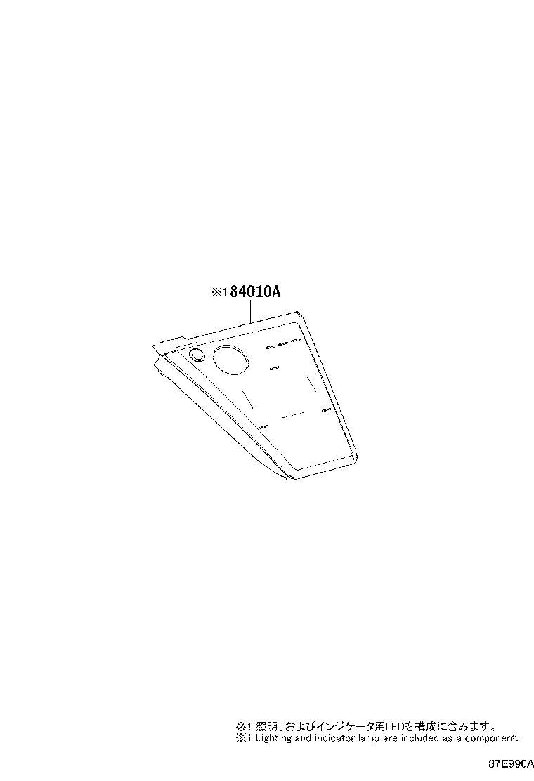Toyota 55843-62030 DUCT, HEATER TO REGISTER, NO.1
