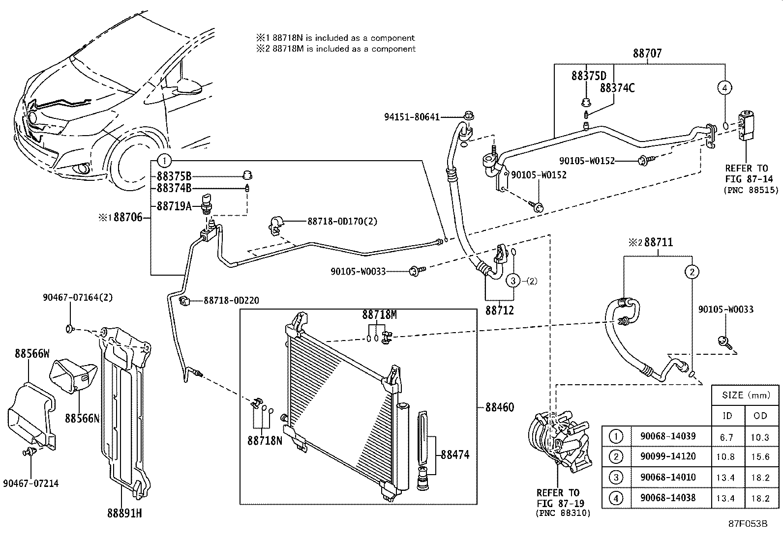88374-30020 VALVE, SERVICE, NO.1 product image