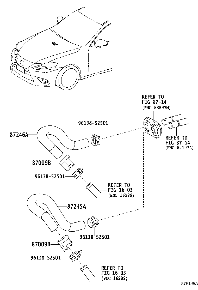 87009-30040 HOSE SET, WATER product image