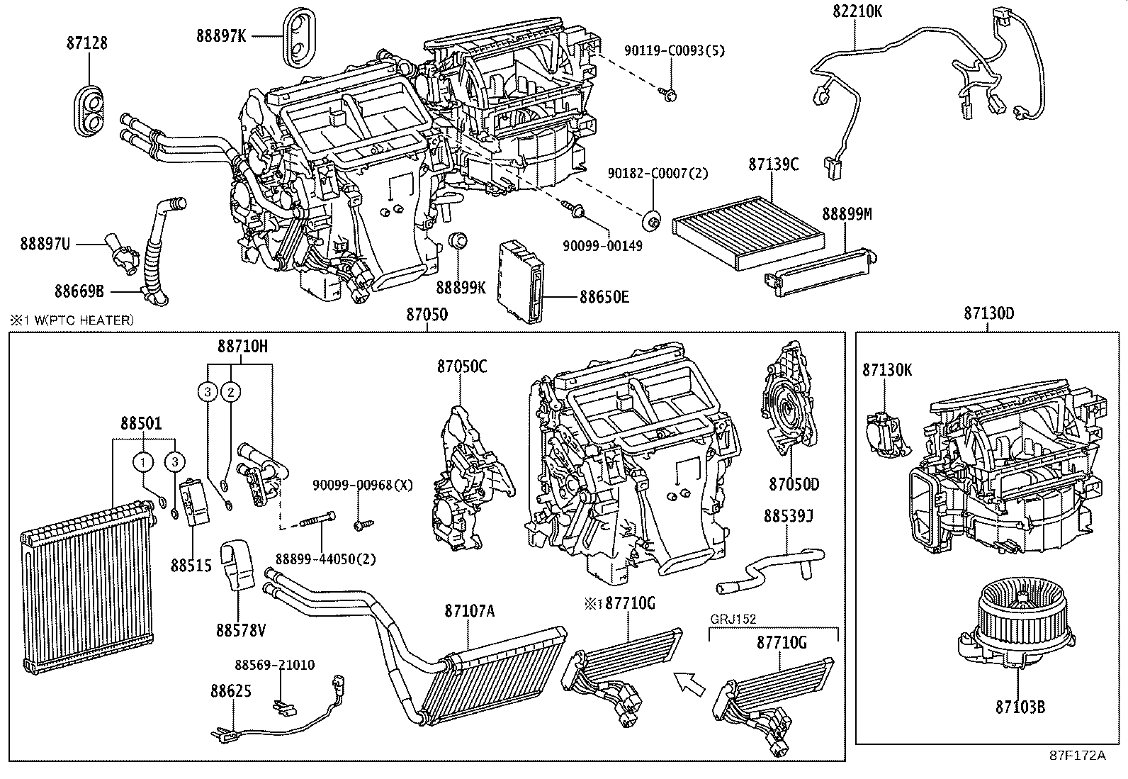 88515-0G030 VALVE, REAR COOLING UNIT EXPANSION product image