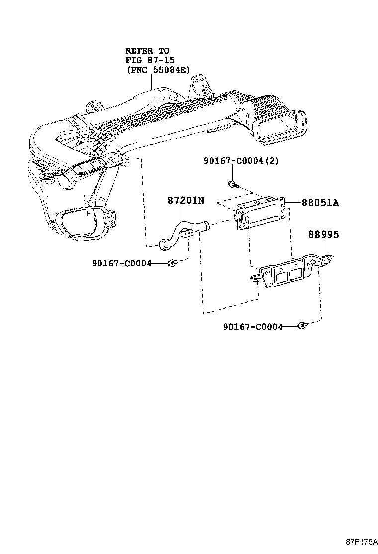 88995-02030 BRACKET,ION GENERATOR, NO.1 product image