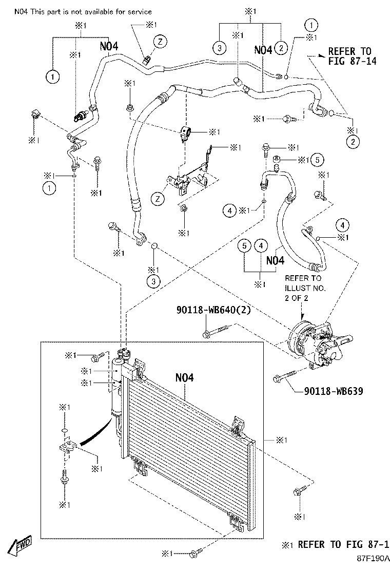 Toyota 88310-WB001 COMPRESSOR ASSY, COOLER