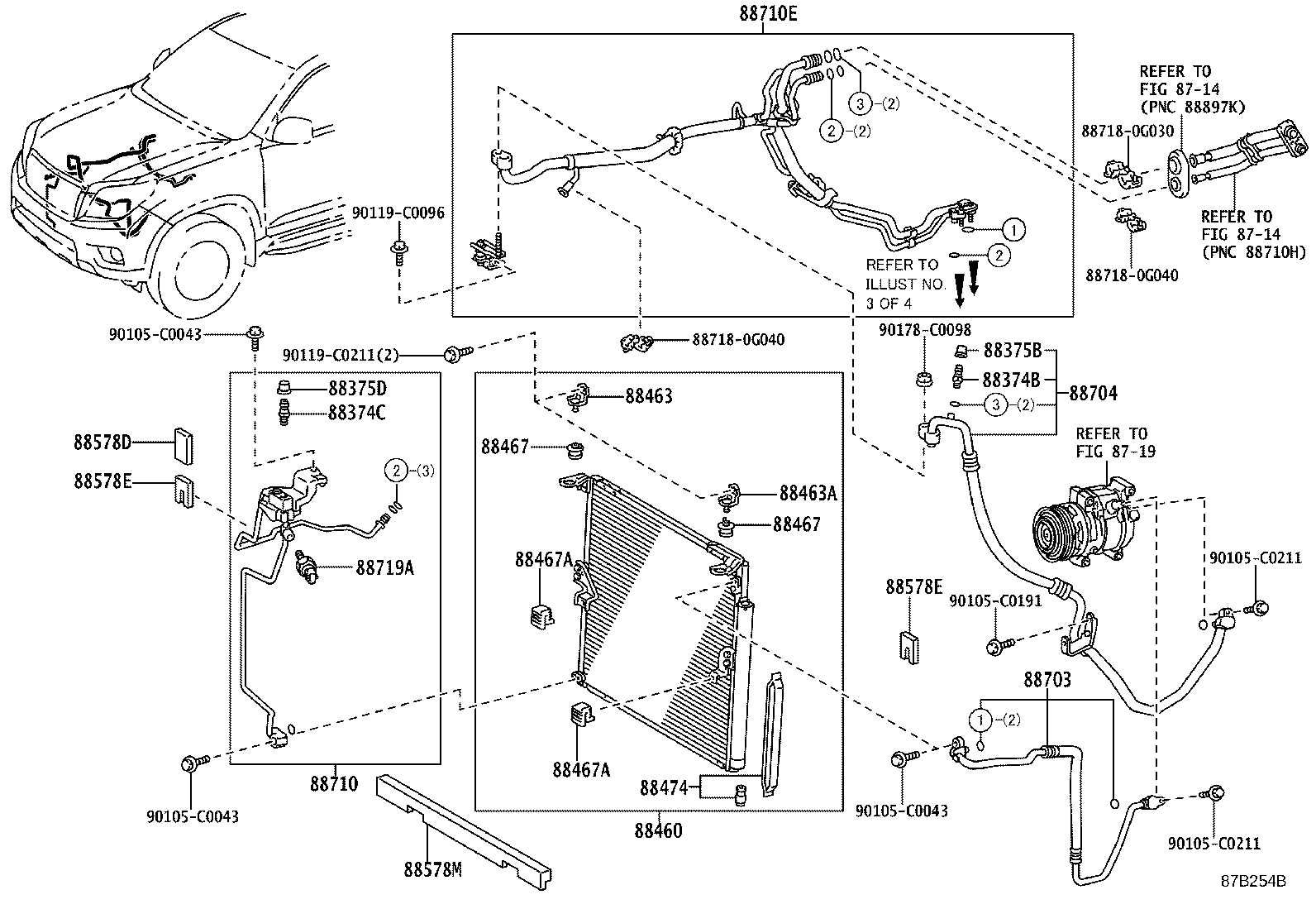 88463-0G010 BRACKET, COOLER CONDENSER, NO.1 product image