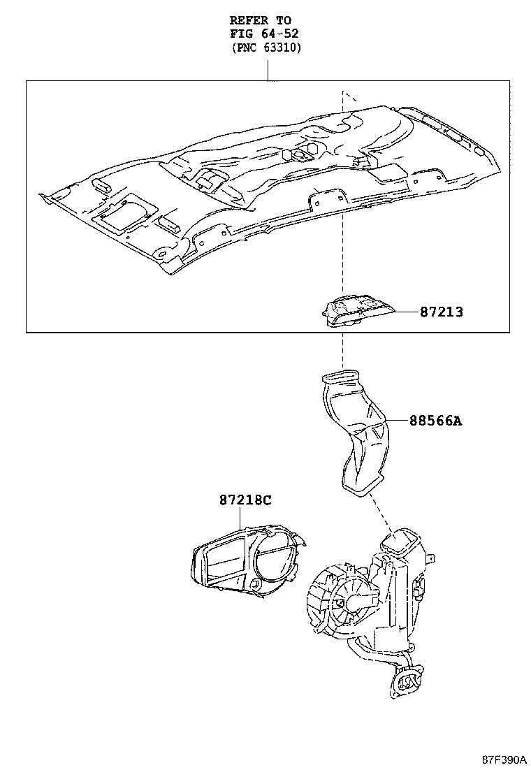 55902-0K040 PANEL SUB-ASSY, AIR CONDITIONER product image