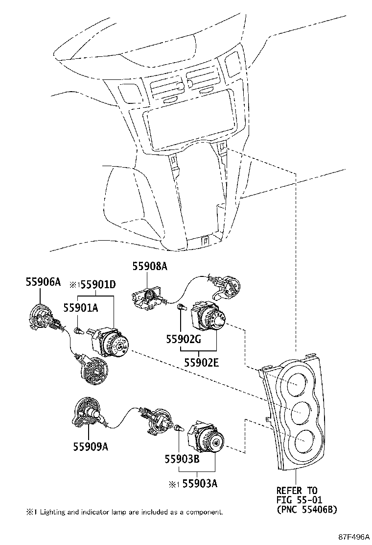 Toyota 55844-52160 DUCT, HEATER TO REGISTER, NO.1