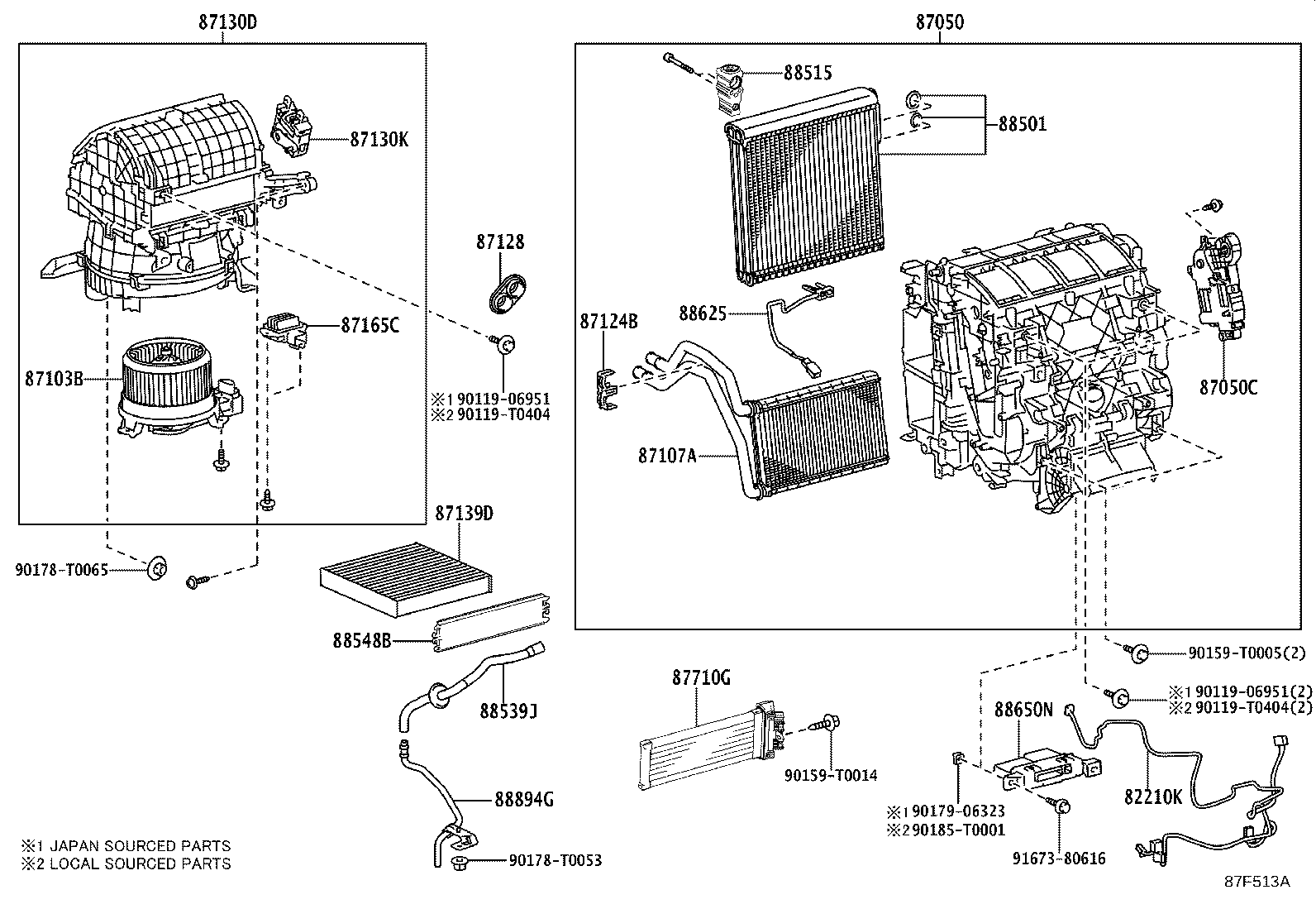 88515-0K600 VALVE, COOLER EXPANSION product image
