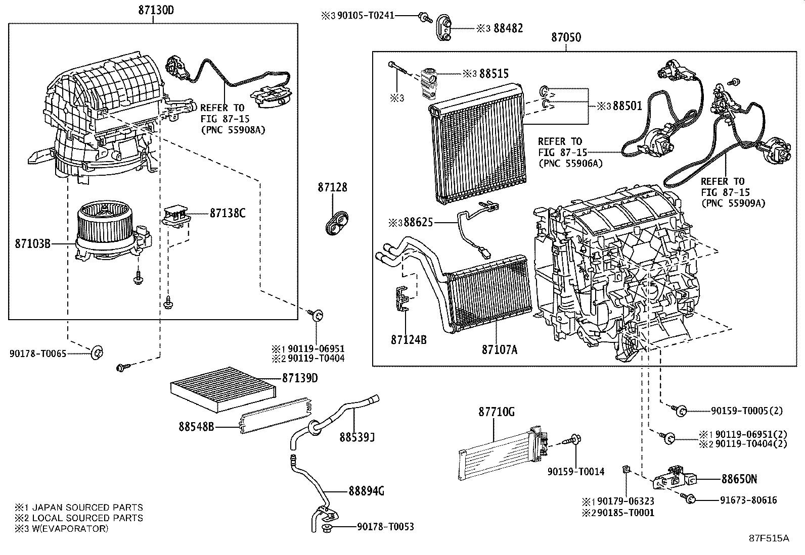 88515-0K600 VALVE, COOLER EXPANSION product image