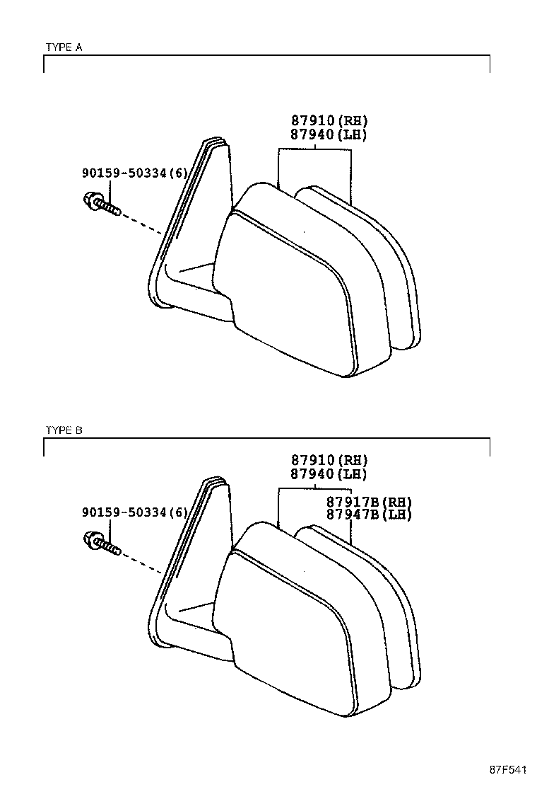87818-34010-B0 LENS AND COVER, MAP LAMP product image