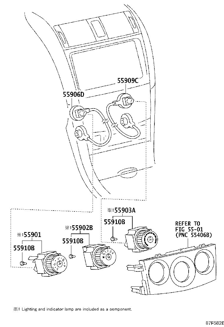 Toyota 55084-12130 DUCT SUB-ASSY, HEATER TO REGISTER, NO.1