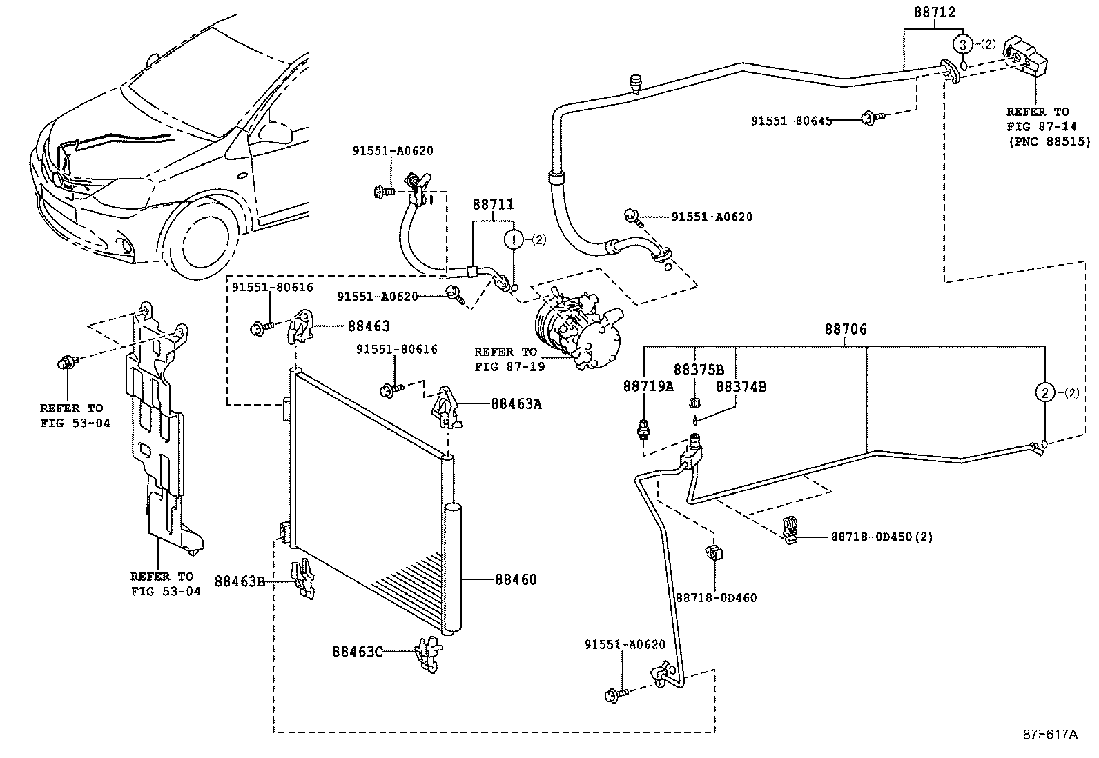 88706-0D730 PIPE SUB-ASSY, LIQUID product image