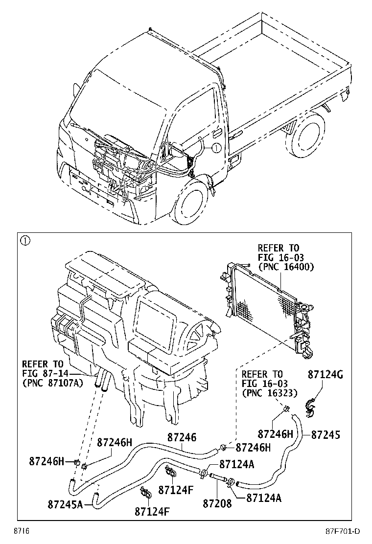 87245-B5220 HOSE, HEATER WATER, INLET A product image
