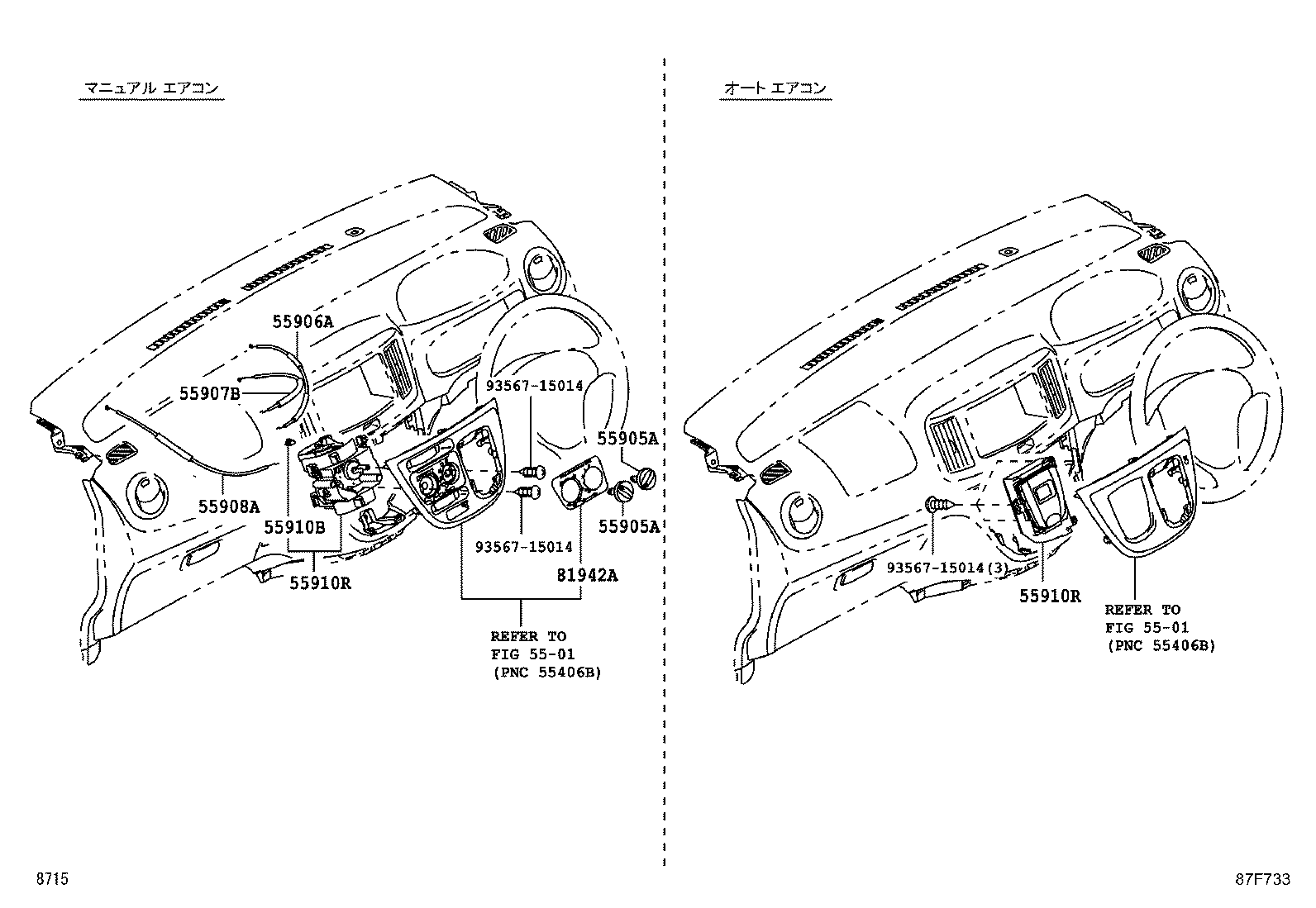 55907-B2200 CABLE SUB-ASSY, TEMPERATURE DAMPER CONTROL product image