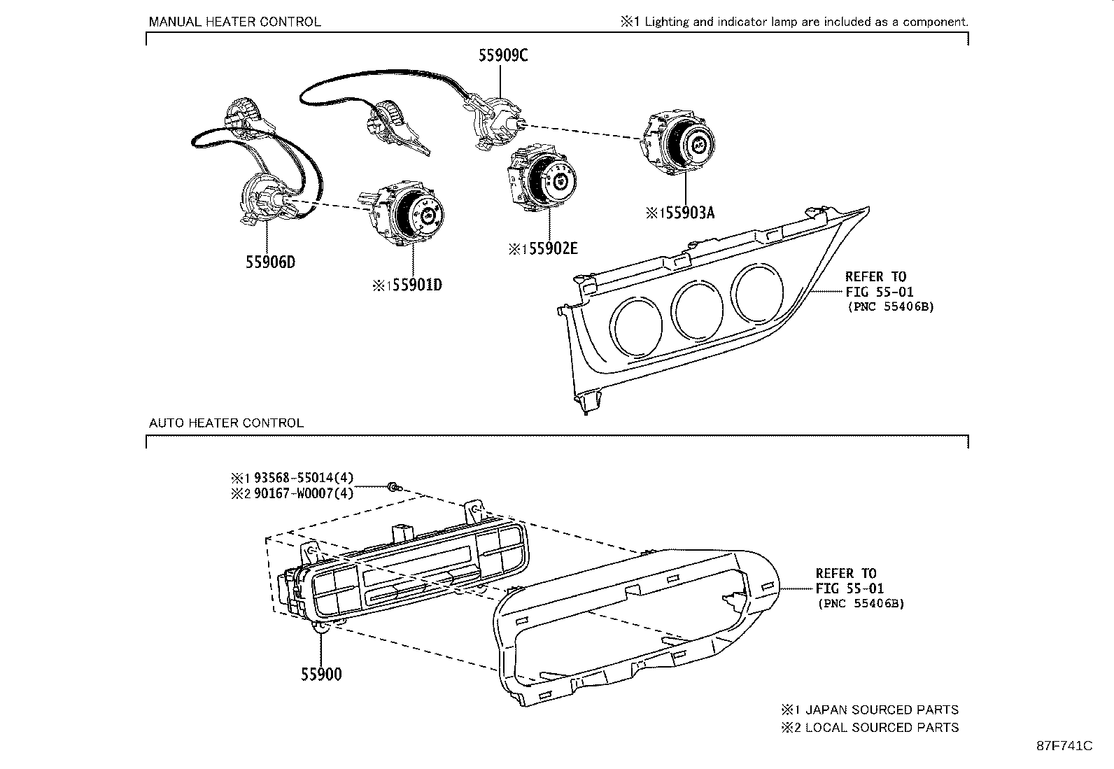 55086-02230 DUCT, HEATER TO REGISTER, NO.1 product image
