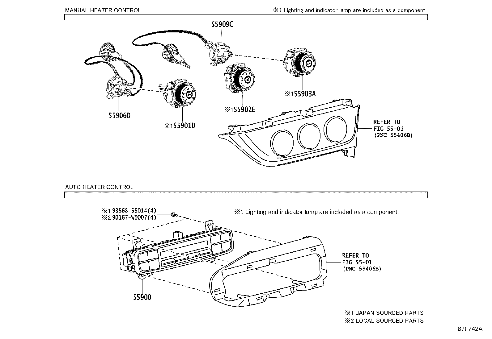 55086-02230 DUCT, HEATER TO REGISTER, NO.1 product image