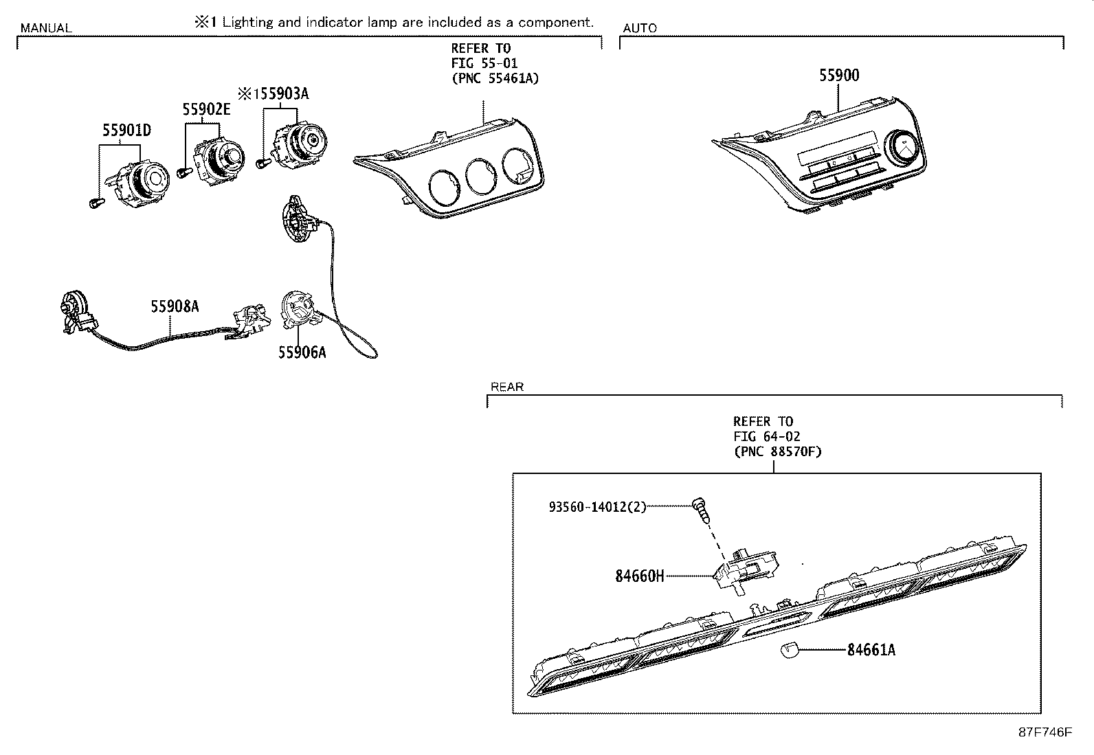 55836-0D080 DUCT, HEATER TO RESISTER, CENTER, NO.2 product image