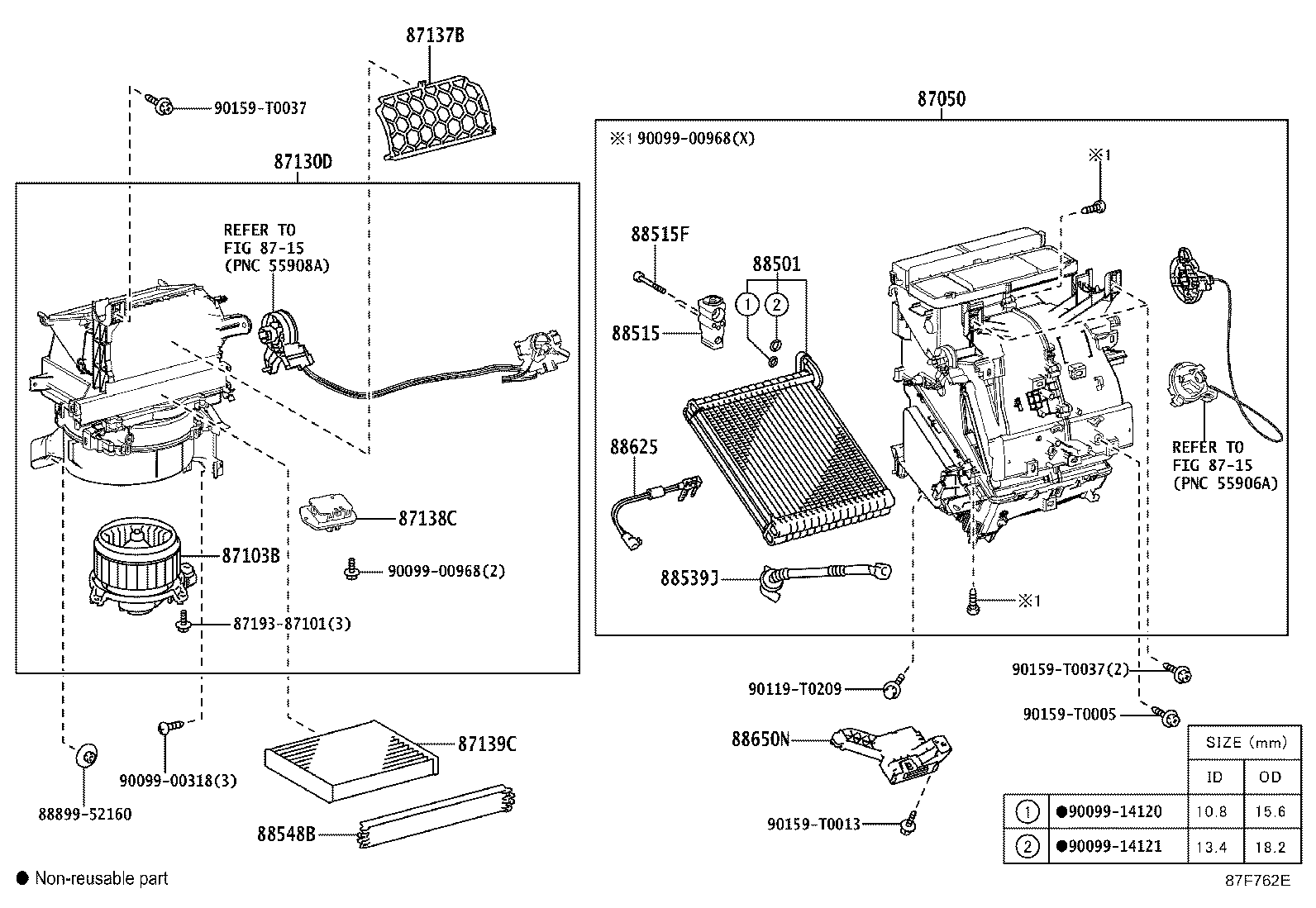88515-0D360 VALVE, COOLER EXPANSION product image