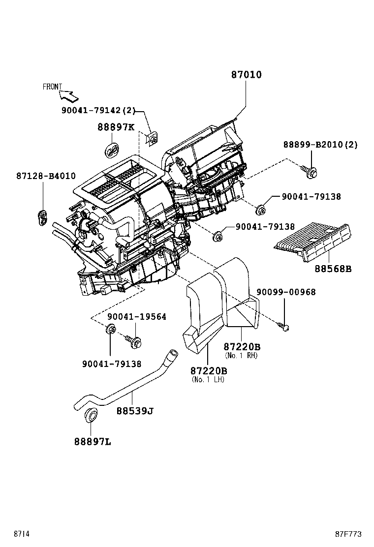88550-B4040 MOTOR ASSY, BLOWER product image