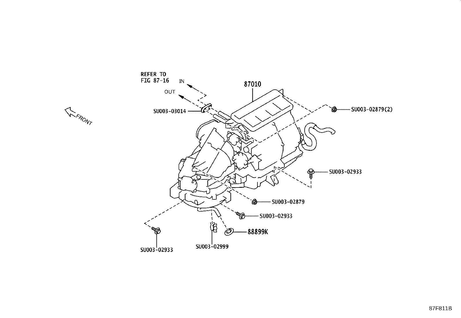 SU003-07628 UNIT ASSY, AIR CONDITIONER product image