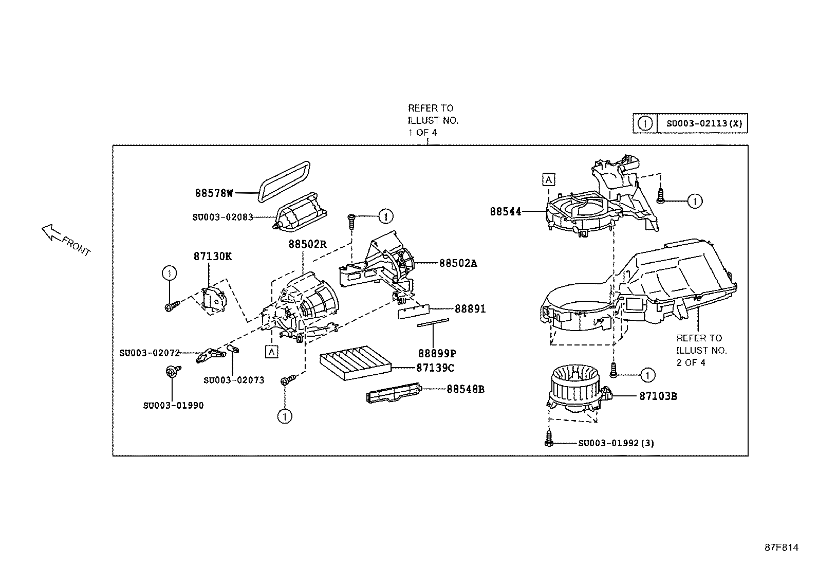 SU003-07628 UNIT ASSY, AIR CONDITIONER product image