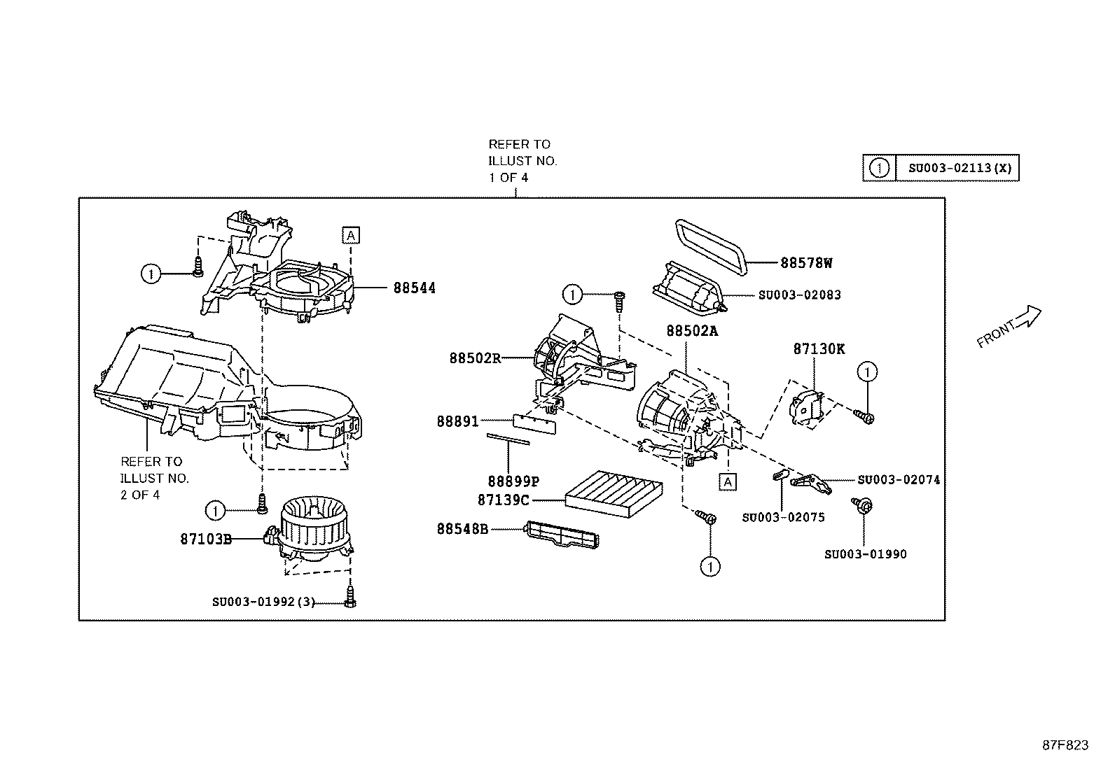 SU003-07628 UNIT ASSY, AIR CONDITIONER product image