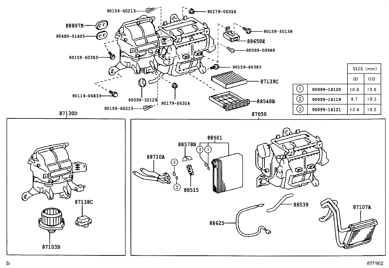 87130-12480 BLOWER ASSY product image